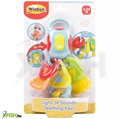 Winfat kulcscsomó rágóka fénnyel és hanggal