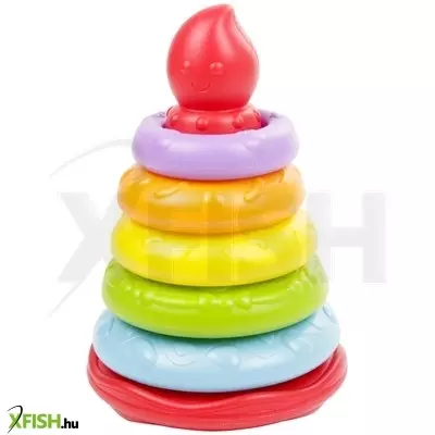 Winfat torta gyűrű piramis bébijáték