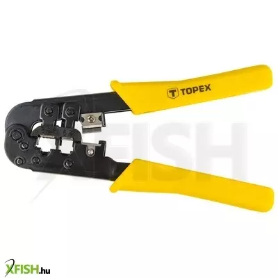 Neotools krimpelő-, kábelsarufogó 185mm, 6p, 8p