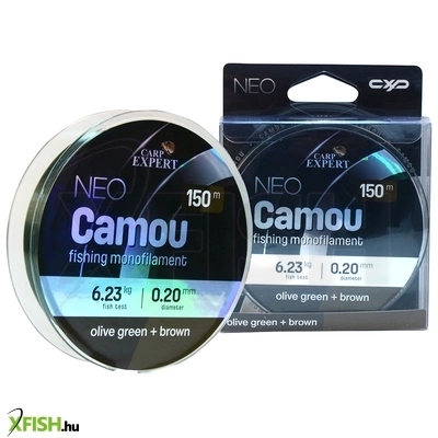 Carp Expert Neo Camou Monofil Zsinór 150m 0.25mm 9.82Kg