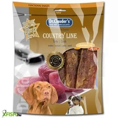 Dr.Clauders Dog Jutalomfalat Country Line Snack kacsa 170g