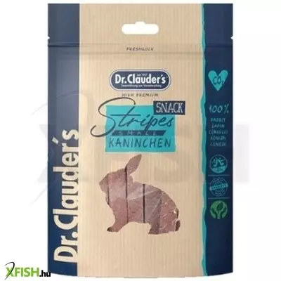 dr.clauders dog jutalomfalat stripes small nyúlhús csíkok 80g