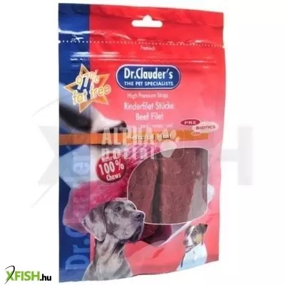 dr.clauders dog jutalomfalat stripes small marhahús csíkok 80g