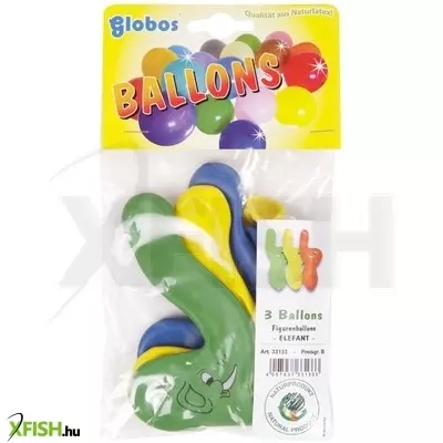 globos elefánt lufi 3 darabos készlet