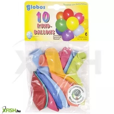 globos vegyes lufi 10 darabos készlet - 30 cm