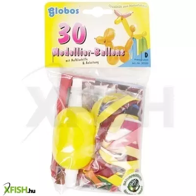 Globos modellező lufi 30 darabos készlet pumpával
