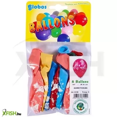 globos lepke lufi 8 darabos készlet - 31 cm