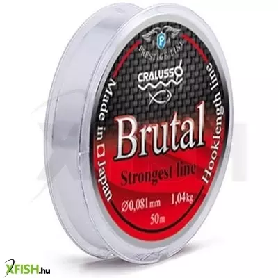 cralusso brutal monofil előkezsinór (50 m) 0,18 mm