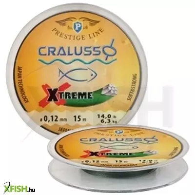 cralusso xtreme fonott előke (15m) 0,12