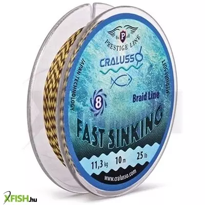 Cralusso Fast Sinking Fonott Előke Zsinór 12Lb 10 M