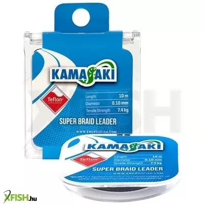 Kamasaki Super Braid Leader Fonott Előke 10M 0.14Mm 10,8Kg