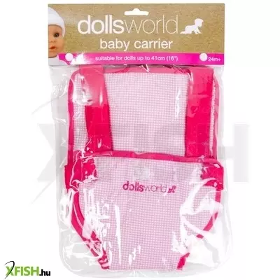 dolls world babahordozó játékbabához