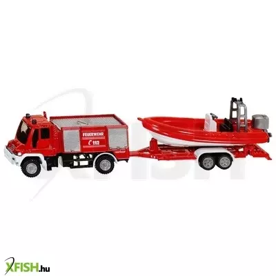 siku unimog tűzoltóautó hajóval 187 - 1636