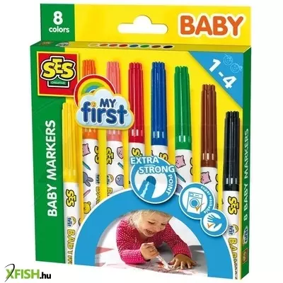 Ses filctoll gömbölyű heggyel 8 darabos készlet