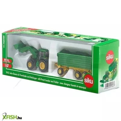 Siku john deere traktor utánfutóval 187 - 1843