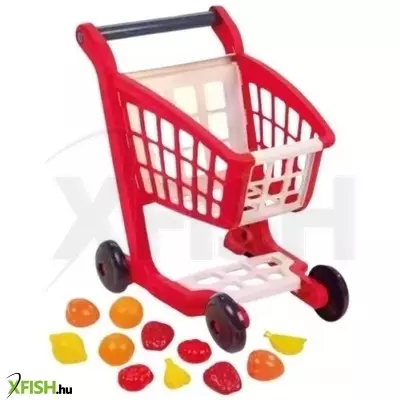 écoiffier: bevásárló kocsi gyümölcsökkel