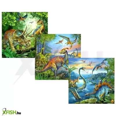Ravensburger dinoszauruszok 3 X 49 darabos puzzle