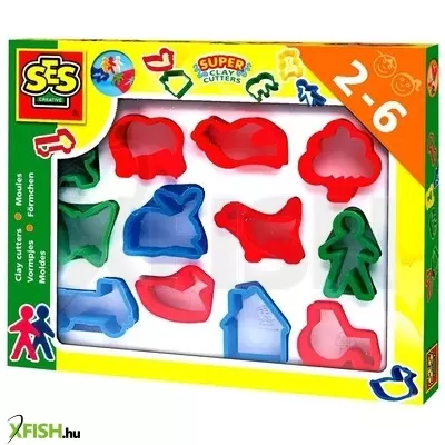 Ses gyurma kinyomó 12 darabos készlet