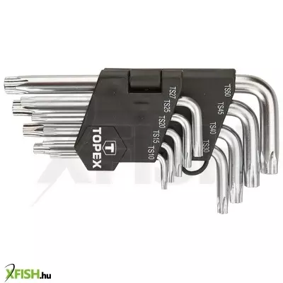 Neotools torxkulcs (ötágú) készlet ts10-50 9db, lyukas