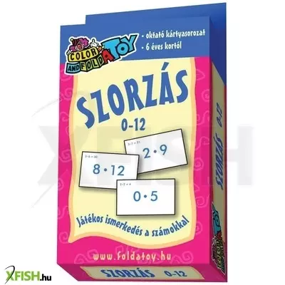 Foldatoy szorzás oktatókártya