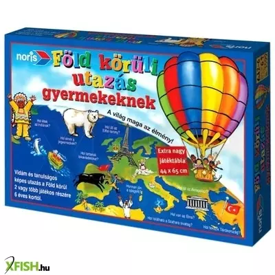 Noris föld körüli utazás gyermekeknek társasjáték