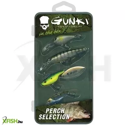 Gunki Box-Perch Selection Wobblerszett 1 Csomag