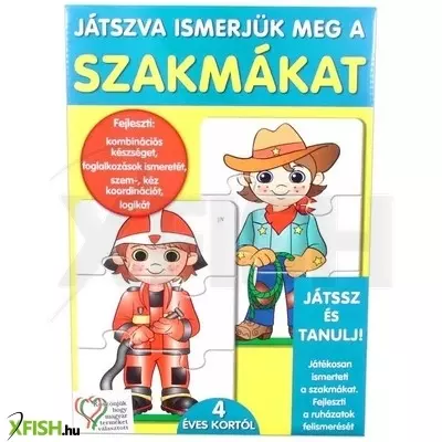 ajándék: játszva ismerjük meg a szakmákat