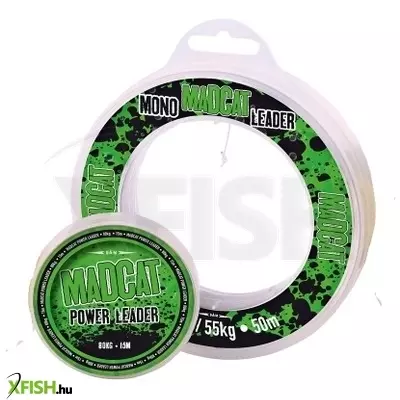 Mad Cat Power Leader Harcsázó Előtét Zsinór 130Kg 15M