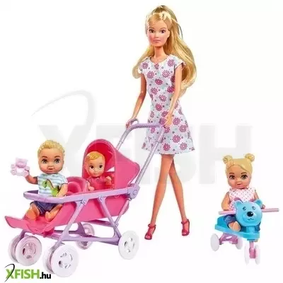 Steffi Love: Steffi baba 3 db bébivel és kiegészítőkkel