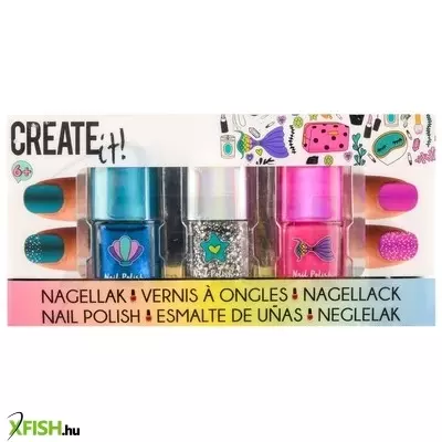 Create it! sellő körömlakk készlet