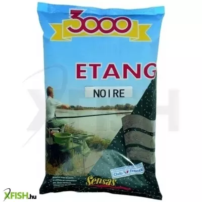 Sensas 3000 Etang Noire Pontyozó-kezegező Etetőanyag -1kg