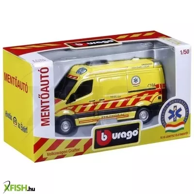 Bburago magyar mentőautó vw crafter 150