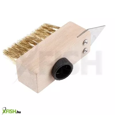 Neotools drótkefe térkőtisztításhoz, fugakaparó pengével