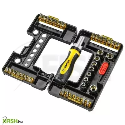 Neotools dugókulcskészlet + bitkészlet racsnis hajtószárral 38db