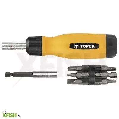 Neotools csavarhúzó racsnis + 13 bit, crv, 1/4