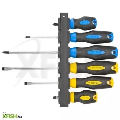 Neotools csavarhúzó készlet 6db, fali tartóval