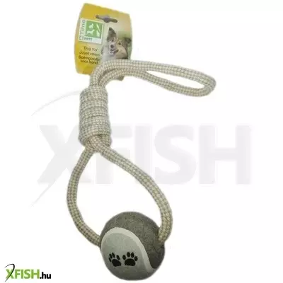 Egyéb vegyes kutyajáték - teniszlabda kötélparittyán 40cm