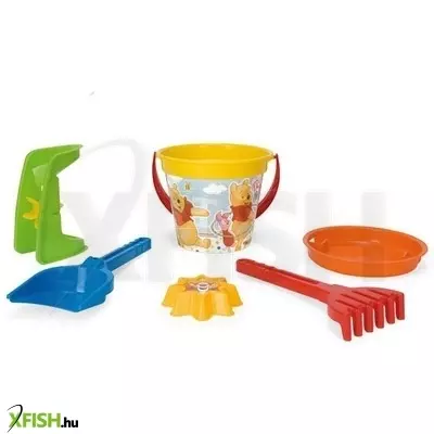 Wader: Micimackó homokozó készlet - 6 db-os