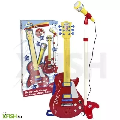 bontempi elektromos gitár és mikrofonállvány