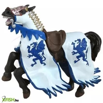 Papo kék sárkány pajzsos katonaló 39389