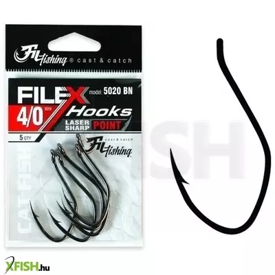 Filfishing Hooks Filex Hooks Harcsázó Horog 6.0-ás 4db/csomag