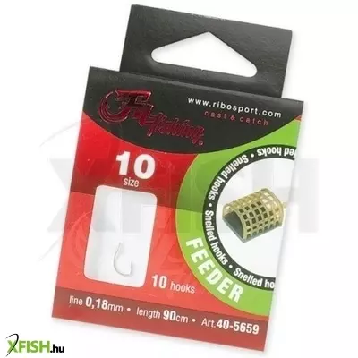Filfishing Snelled Hooks Előkötött Horog 90cm 0,20mm 8-as Horoggal 10db/csomag