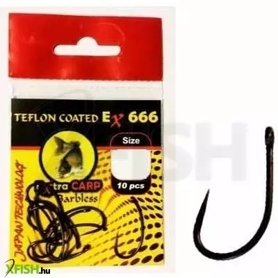 Extra Carp Bojlis Horog Ex 666 (4-Es Méret)