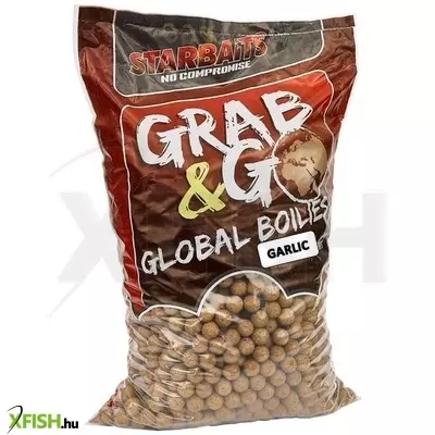 Starbaits Global Boilies Garlic Bojli Fokhagymás 20Mm 10Kg