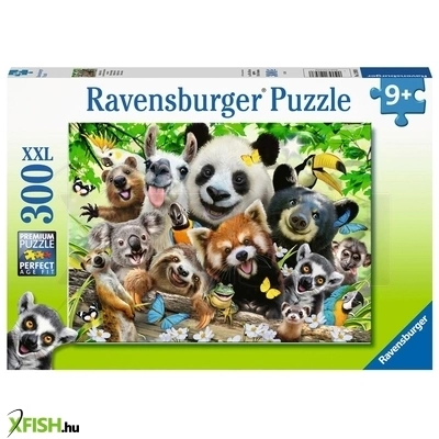 Ravensburger puzzle 300 db - vadvilág-szelfi