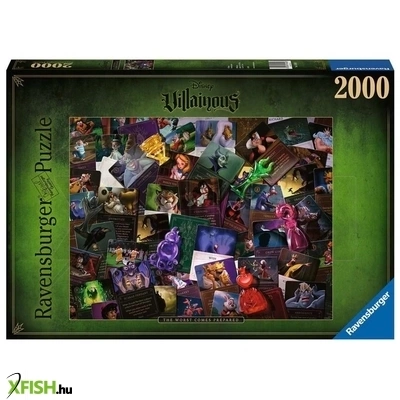 Ravensburger puzzle 2000 db - disney a gonoszok