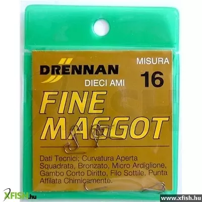 Drennan Horog Fine Maggot 10 Bronze 10Db/Cs