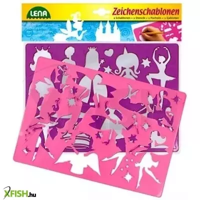 lena: 2 db-os rajzolósablon - tündérek és hercegnők