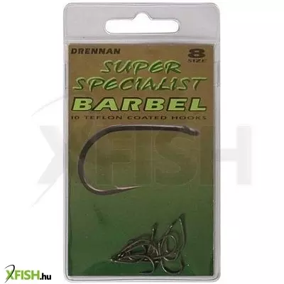 Drennan Horog Super Specialist Barbel Pontyozó Horog 4 | 10 db/csomag