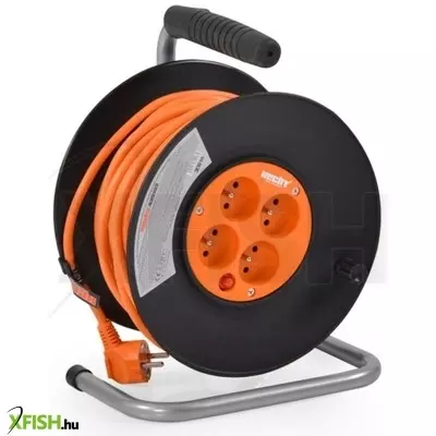 Hecht 420153 - hosszabbító dobbal  és 4 aljzattal - 20 méteres